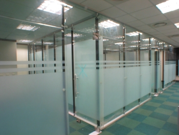 鋁合金單玻璃高隔間 High partitions L-4